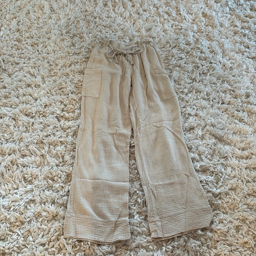 Forever 21 Flowy Linen Pants